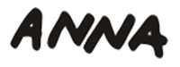 Logo - nápis Anna